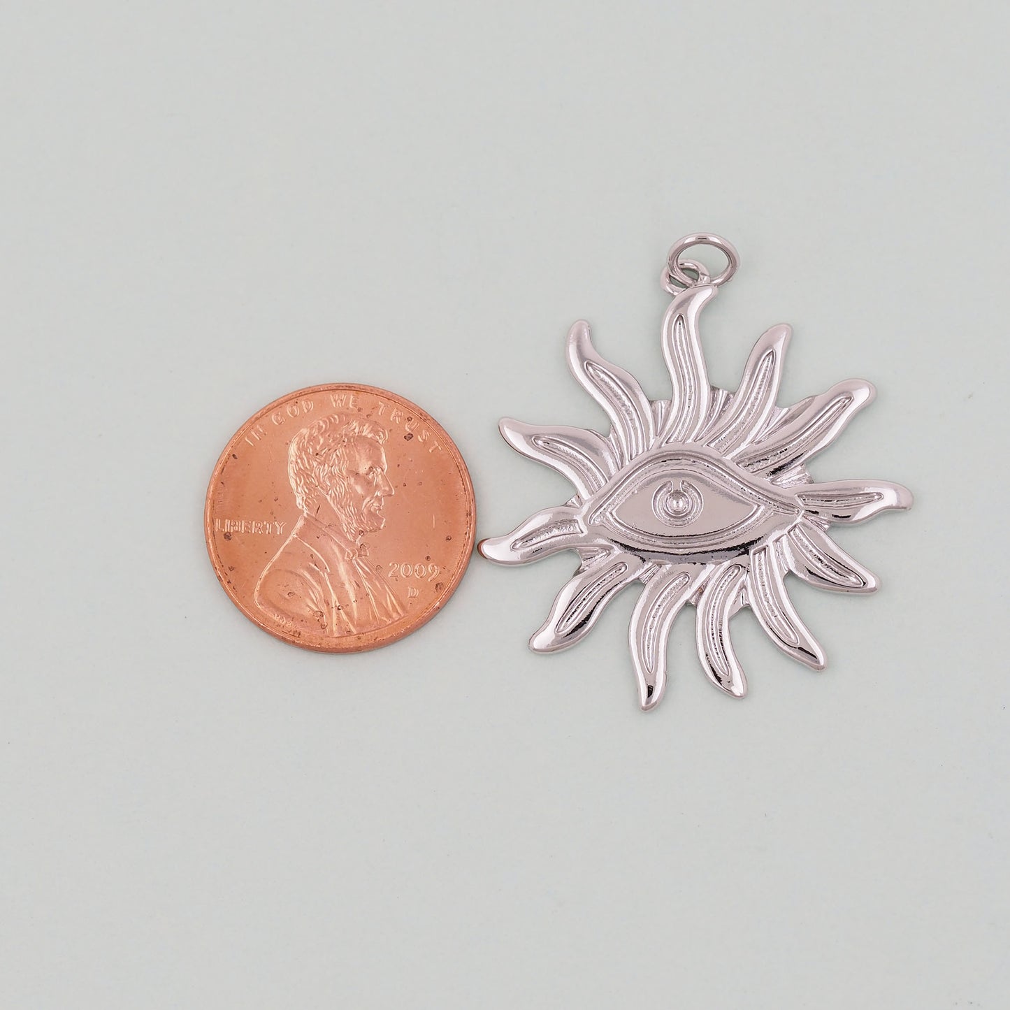 Gold Sun Charms,18K Gold Filled Sun Pendant,Celestial Charm Bracelet Necklace for DIY Jewelry Making Supply