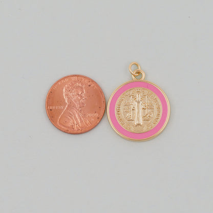 Gold Jesus Charms,18K Gold Filled Cross Pendant,Jesus Charm Bracelet Necklace for DIY Jewelry Making Supply