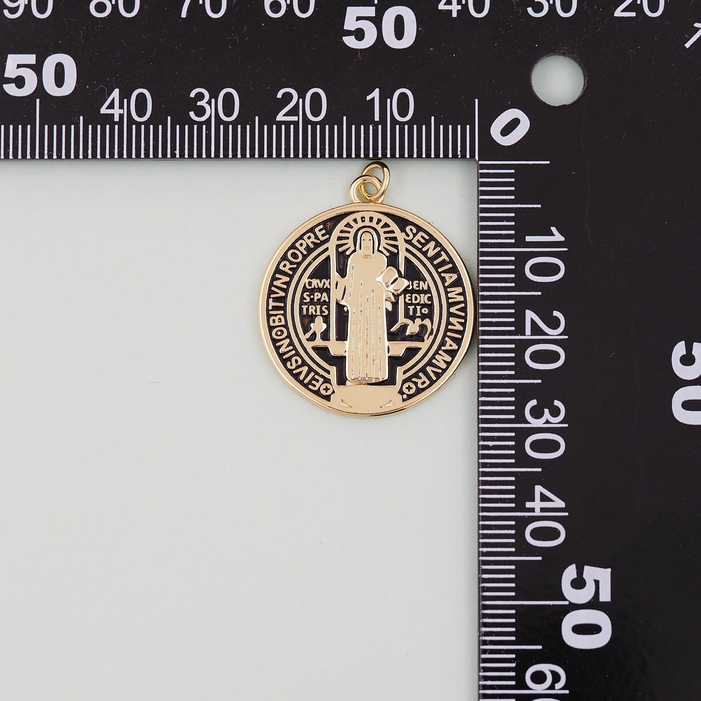 Gold Jesus Charms,18K Gold Filled Cross Pendant,Jesus Charm Bracelet Necklace for DIY Jewelry Making Supply