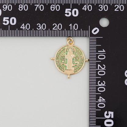Gold Jesus Charms,18K Gold Filled Pendant,Jesus Charm Bracelet Necklace for DIY Jewelry Making Supply