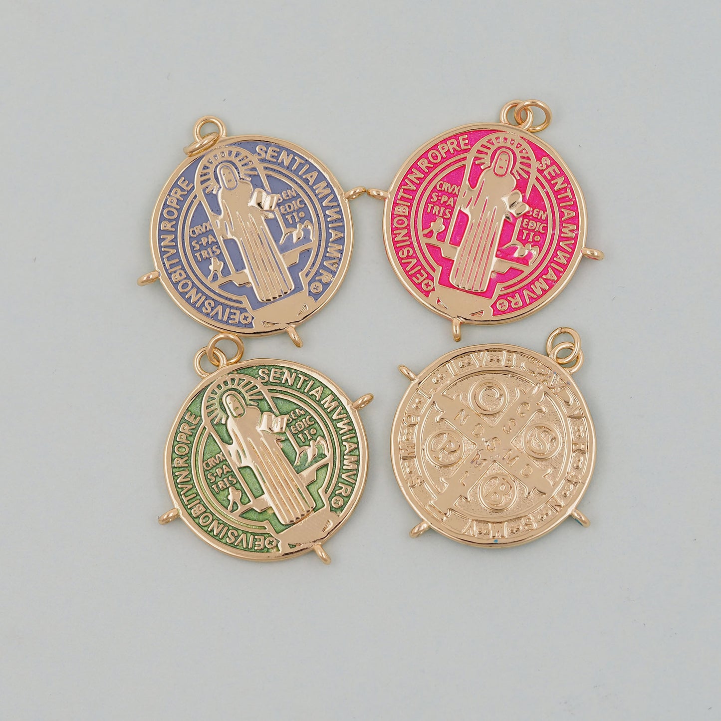 Gold Jesus Charms,18K Gold Filled Pendant,Jesus Charm Bracelet Necklace for DIY Jewelry Making Supply