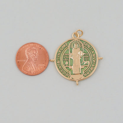 Gold Jesus Charms,18K Gold Filled Pendant,Jesus Charm Bracelet Necklace for DIY Jewelry Making Supply