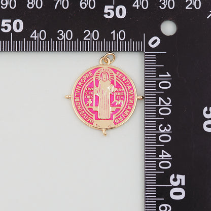 Gold Jesus Charms,18K Gold Filled Pendant,Jesus Charm Bracelet Necklace for DIY Jewelry Making Supply