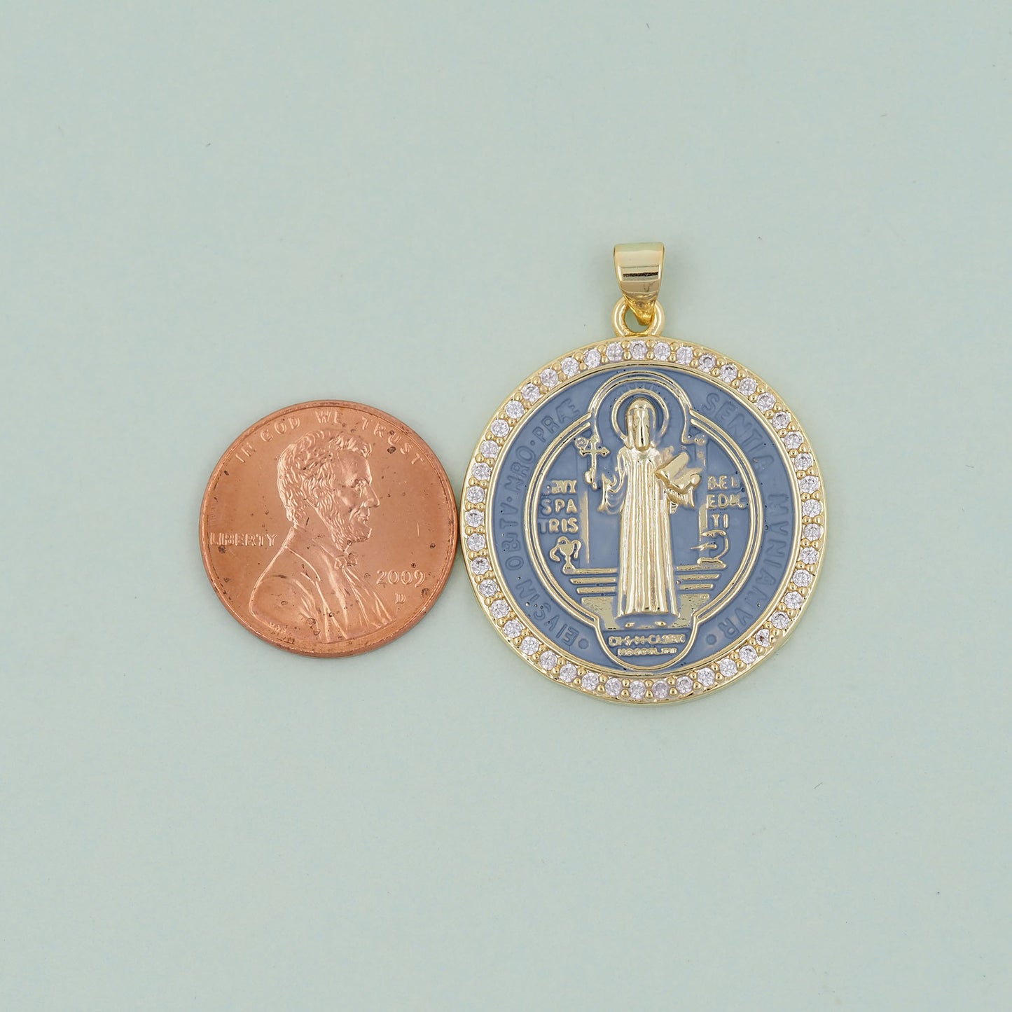 Gold Jesus Charms,18K Gold Filled Pendant,Jesus Charm Bracelet Necklace for DIY Jewelry Making Supply