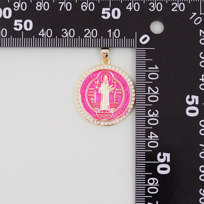 Gold Jesus Charms,18K Gold Filled Pendant,Jesus Charm Bracelet Necklace for DIY Jewelry Making Supply