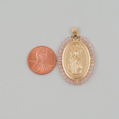 Gold  Jesus Carms,18K Gold Filled crystal Jesus Pendant,Jesus Charm Bracelet Necklace for DIY Jewelry Making Supply
