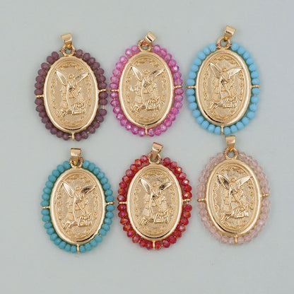 Gold devil Charms,18K Gold Filled crystal devil Pendant Bracelet Necklace for DIY Jewelry Making Supply