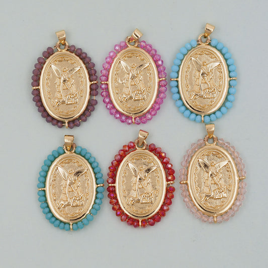 Gold devil Charms,18K Gold Filled crystal devil Pendant Bracelet Necklace for DIY Jewelry Making Supply