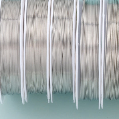 Gold/Silver Copper Wire, Non Tarnish Soft Jewelry Making Wire, Craft Wrapping & Beading Supplies, 0.2–1mm, 18–32 Gauge