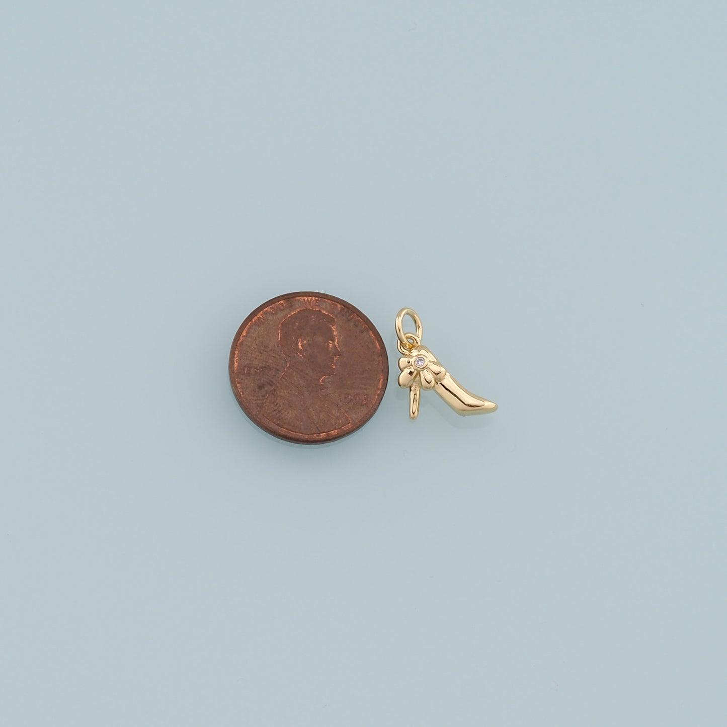 Gold High Heel Charms,18K Gold Filled High Heel Pendant,Stiletto Heels Charm Bracelet Necklace for DIY Jewelry Making Supply