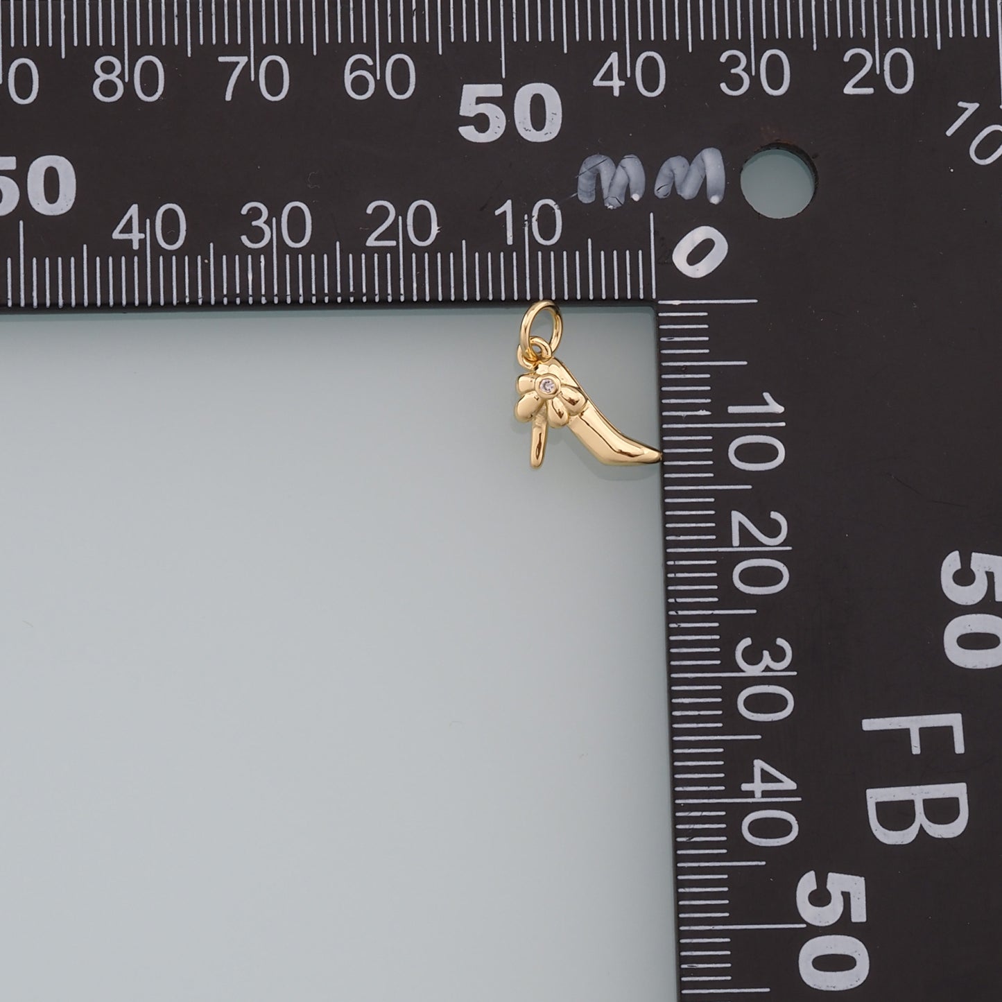 Gold High Heel Charms,18K Gold Filled High Heel Pendant,Stiletto Heels Charm Bracelet Necklace for DIY Jewelry Making Supply