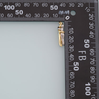Hugging Couple Charms,18K Gold Filled Dancing Hugging Pendant,Soulmate Charm Bracelet Necklace for DIY Jewelry Making Supply