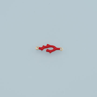 Gold Branches Charms,18K Gold Filled Branches Pendant,Branches Charm Bracelet Necklace for DIY Jewelry Making Supply