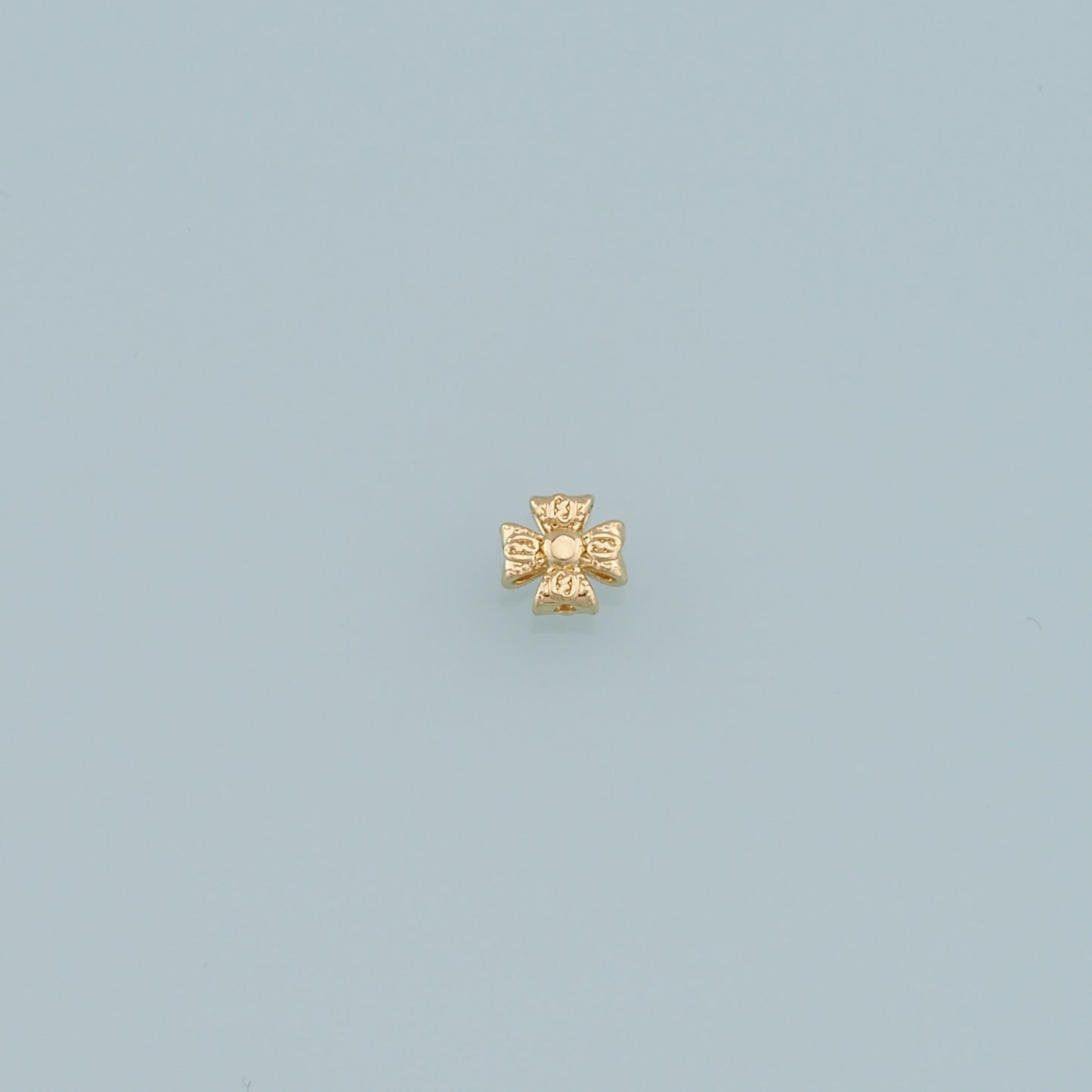 Gold Cross Charms,18K Gold Filled Cross Pendant,Cross Charm Bracelet Necklace for DIY Jewelry Making Supply