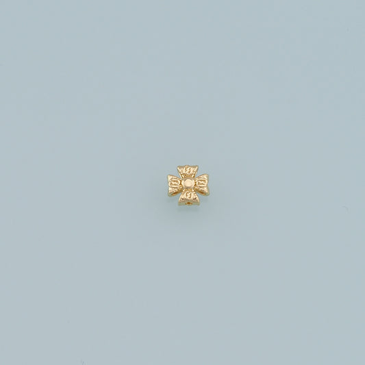 Gold Cross Charms,18K Gold Filled Cross Pendant,Cross Charm Bracelet Necklace for DIY Jewelry Making Supply