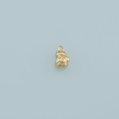 Gold Gloves Charms,18K Gold Filled Gloves Pendant,Gloves Charm Bracelet Necklace for DIY Jewelry Making Supply