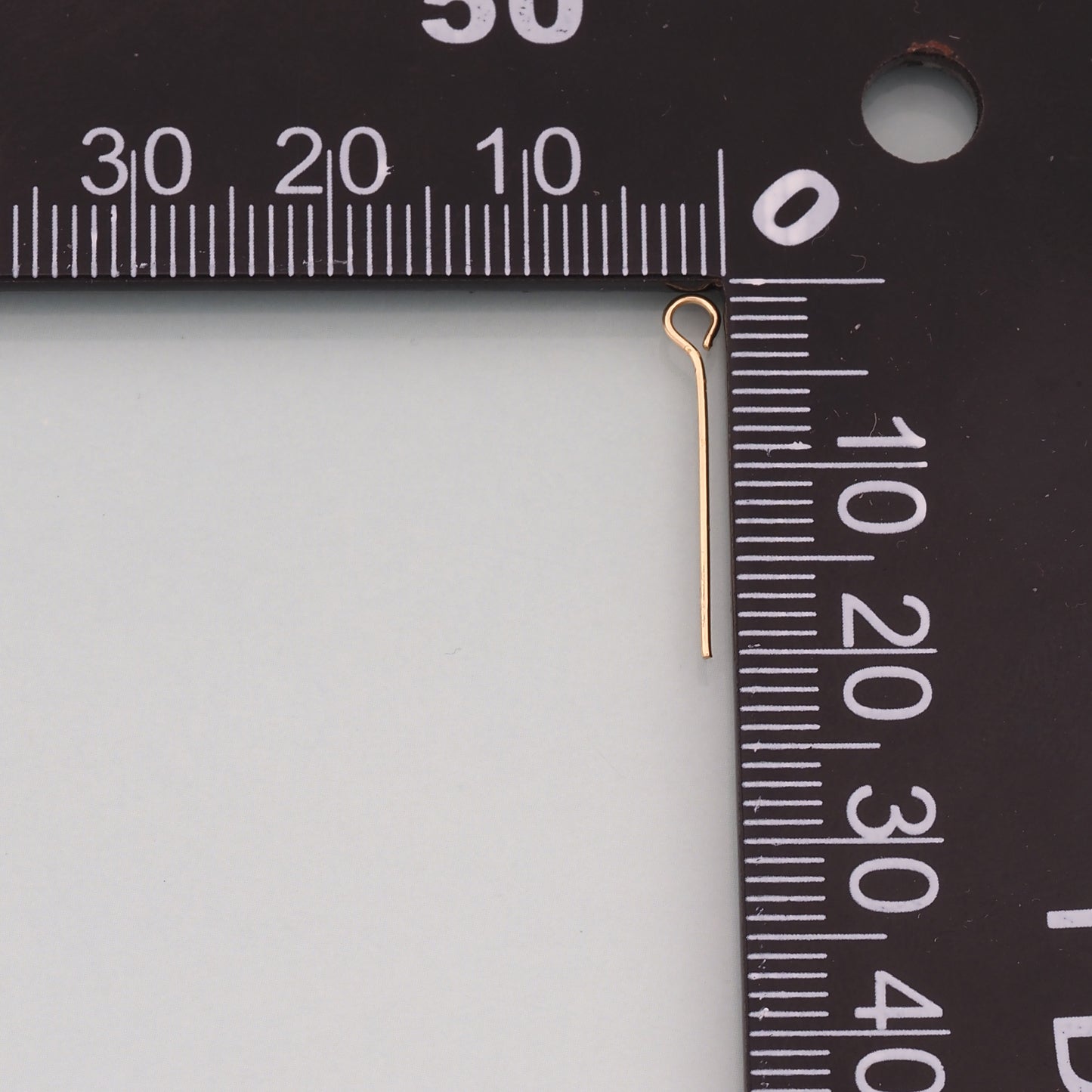 100Pcs 18K Gold Filled Eye Head Pins for DIY Jewelry Making Supply