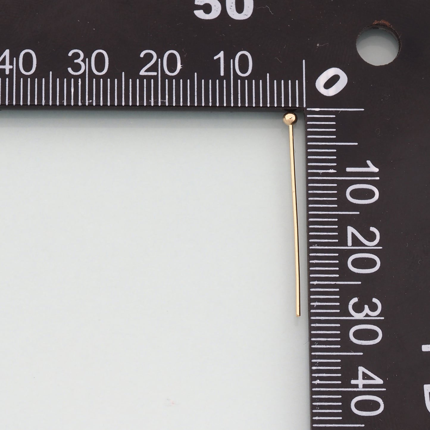 100Pcs 18K Gold Filled Ball Head Pins for DIY Jewelry Making Supply