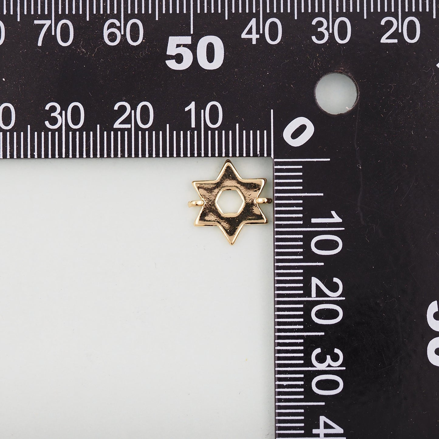 Gold Star of David Pendant,18K Gold Filled Star of David,Silver Star of David Bracelet Necklace for DIY Jewelry Making Supply