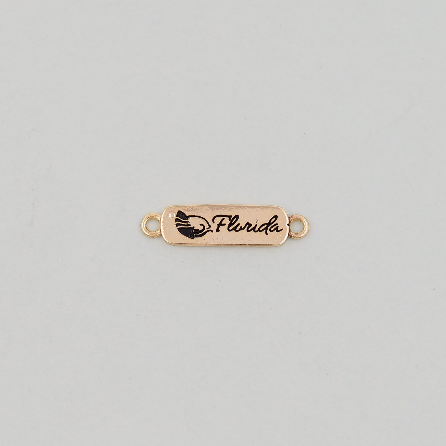 Gold Florida Charms,18K Gold Filled Florida Pendant Bracelet Necklace for DIY Jewelry Making Supply