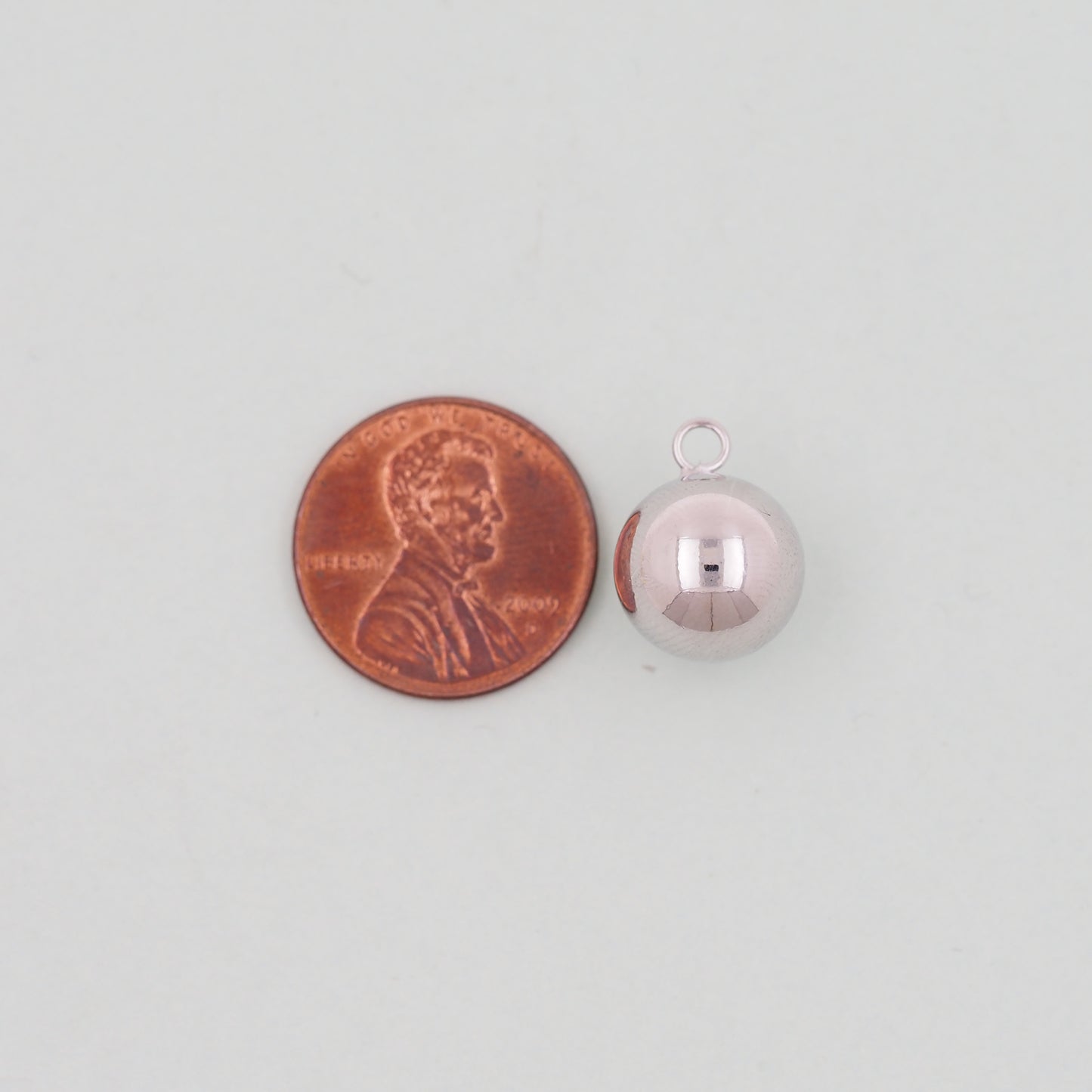 Gold Ball Charms,18K Gold Filled ball Pendant,Tiny Round Ball Charm Bracelet Necklace for DIY Jewelry Making Supply