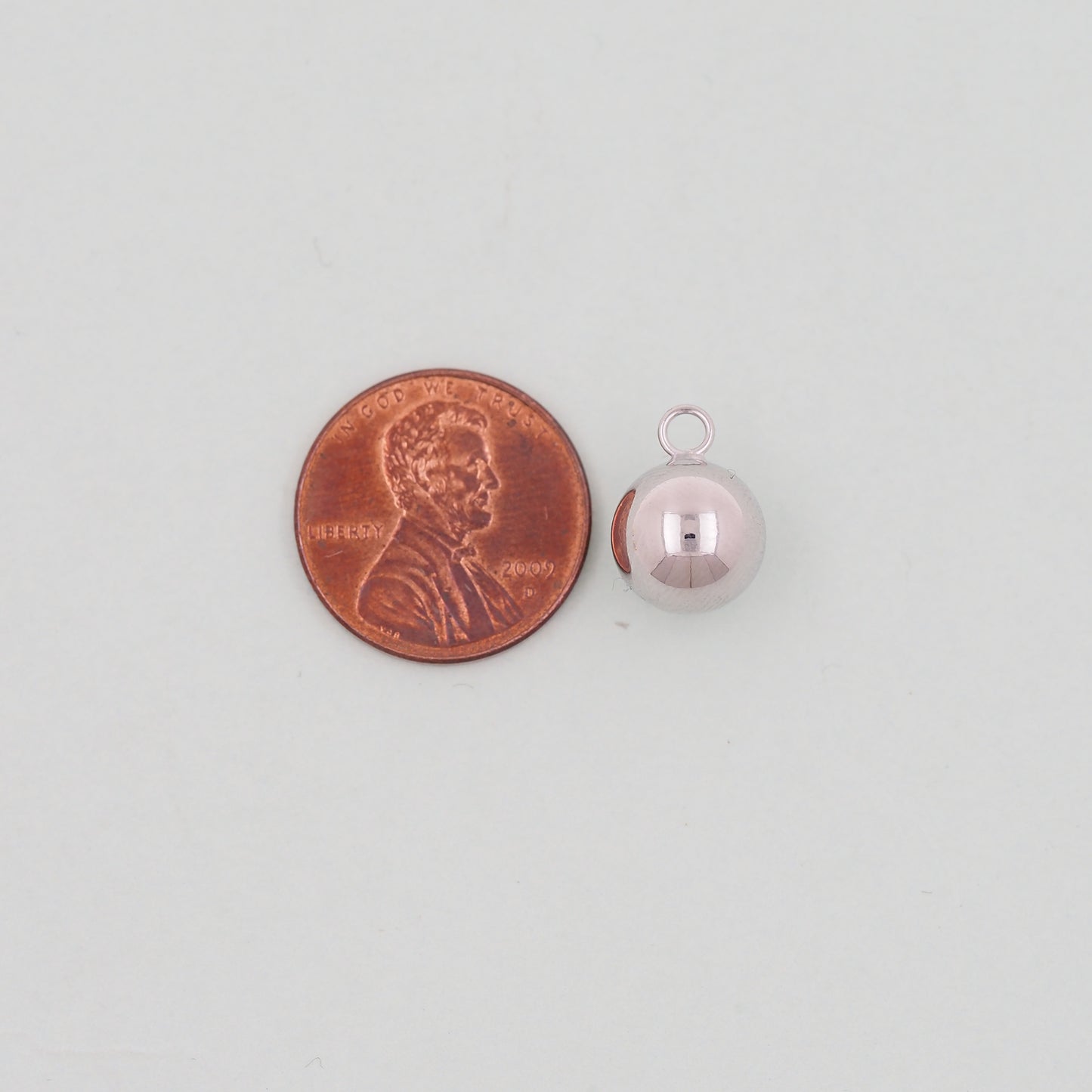 Gold Ball Charms,18K Gold Filled ball Pendant,Tiny Round Ball Charm Bracelet Necklace for DIY Jewelry Making Supply
