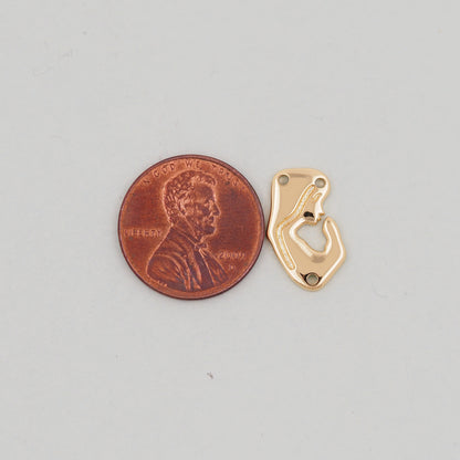 Gold Pray virgin mary Charms,18K Gold Filled pray Our Lady Pendant Bracelet Necklace for DIY Jewelry Making Supply