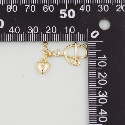 Gold stethoscope Charms,18K Gold Filled stethoscope Pendant,stethoscope Charm Bracelet Necklace for DIY Jewelry Making Supply