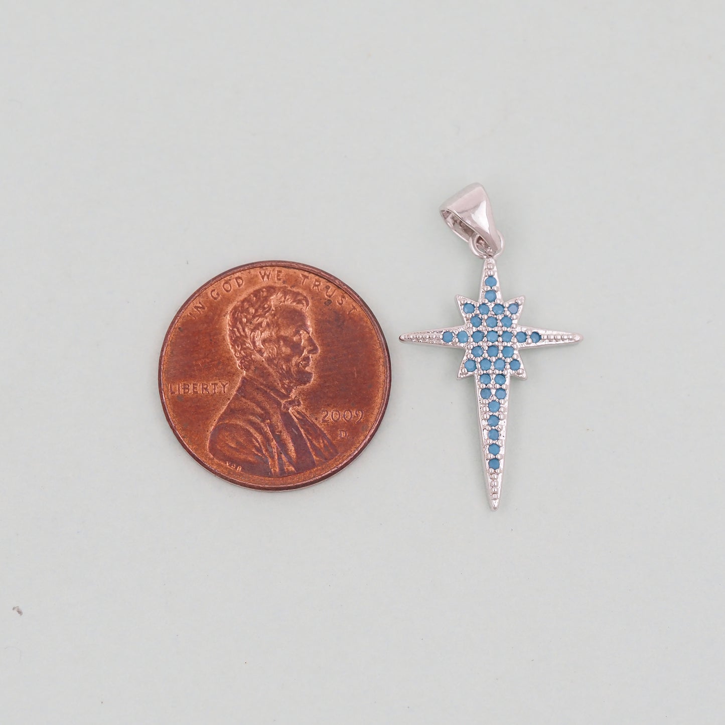 Gold Star Charms,18K Gold Filled Starburst Pendant,North Star Charm Bracelet Necklace for DIY Jewelry Making Supply