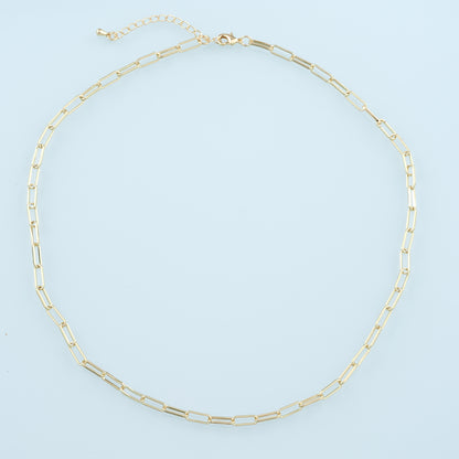 Gold Oval Chain,18K Gold Filled Oval for Necklace Bracelet DIY Jewelry Making Supply
