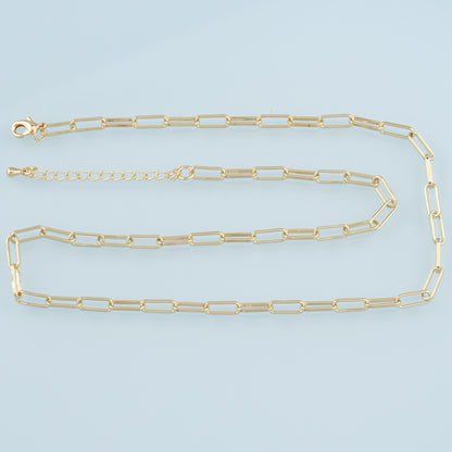 Gold Oval Chain,18K Gold Filled Oval for Necklace Bracelet DIY Jewelry Making Supply