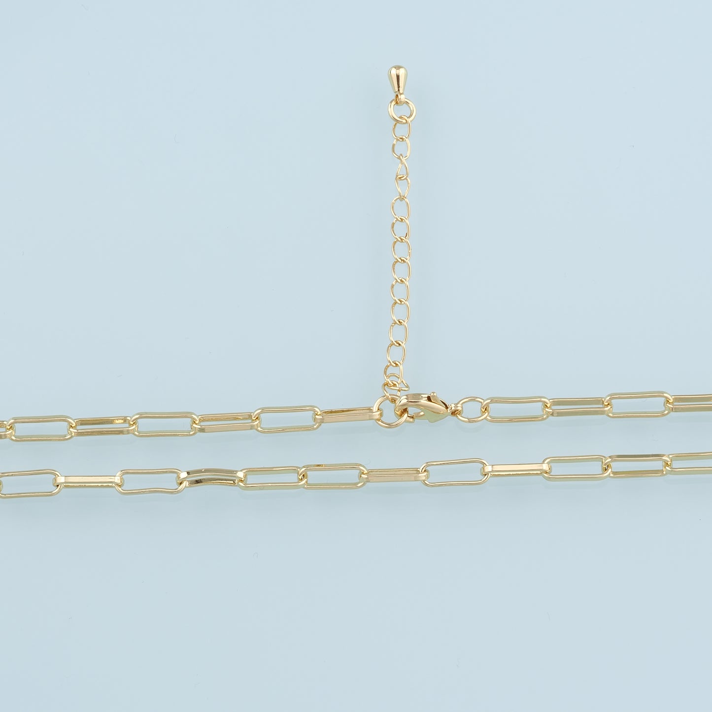 Gold Oval Chain,18K Gold Filled Oval for Necklace Bracelet DIY Jewelry Making Supply