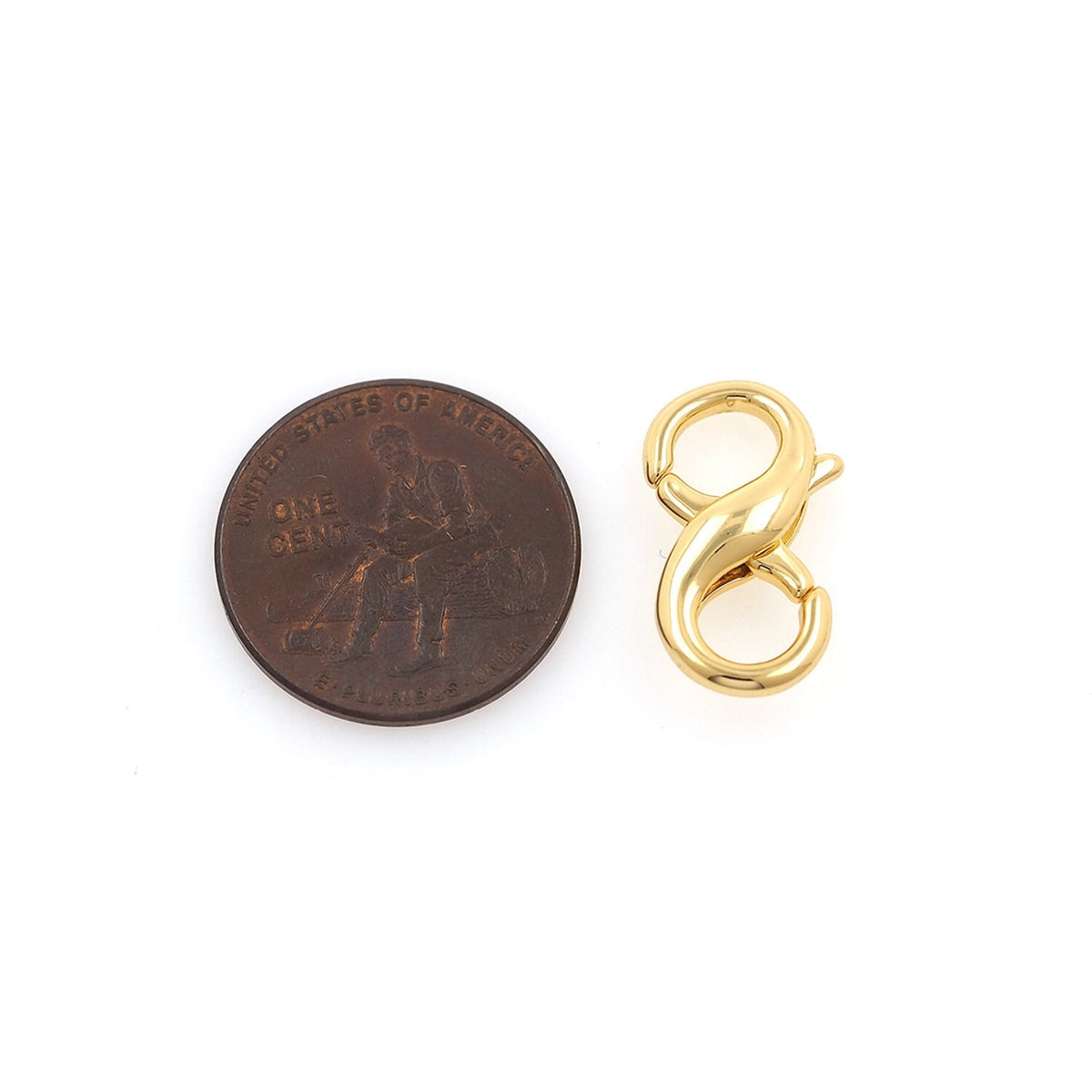 18K Gold Filled Clasp 18 mm for Jewelry Making