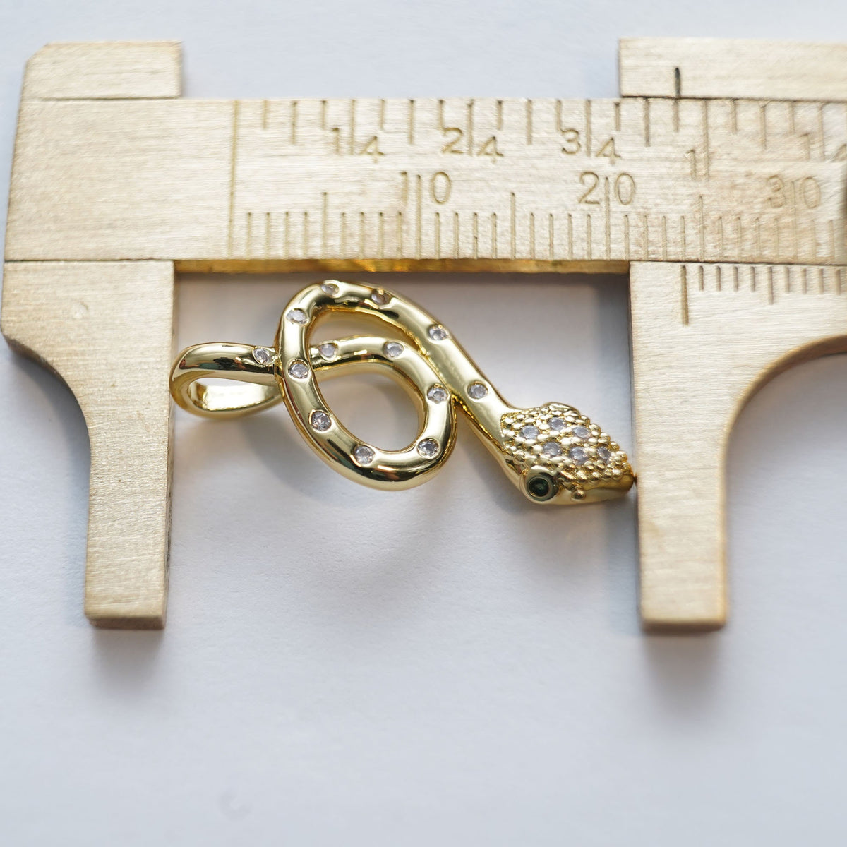 Gold Snake charms,18K Gold Filled Snake Pendant,Silver Snake Charms Bracelet Necklace for DIY Jewelry Making Supply