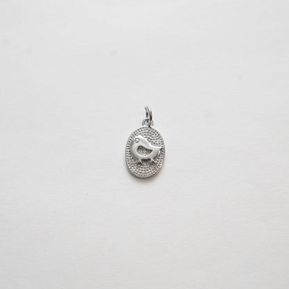 Gold Bird Charms,18K Gold Filled Bird Pendant,Silver Bird Charm Bracelet Necklace for DIY Jewelry Making Supply