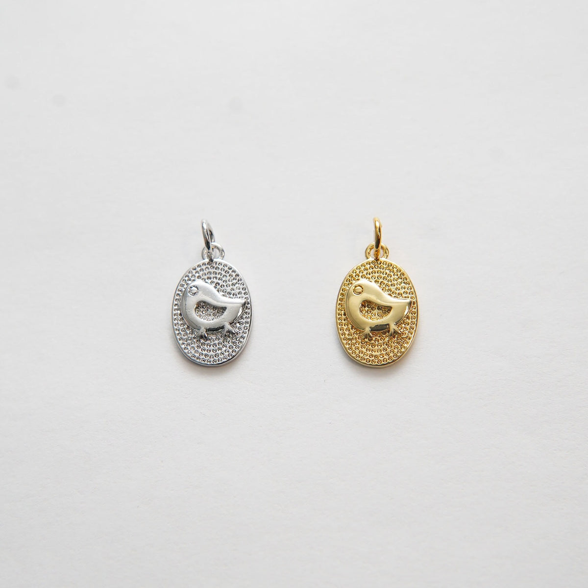 Gold Bird Charms,18K Gold Filled Bird Pendant,Silver Bird Charm Bracelet Necklace for DIY Jewelry Making Supply