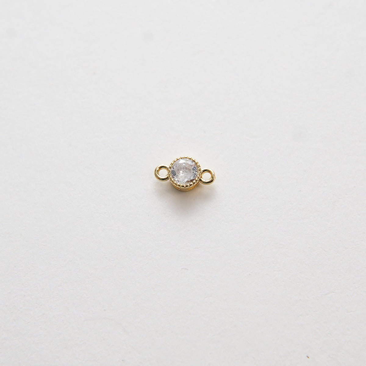 Gold Round Connector Charms,18K Gold Filled Round Pendant,Round Charm Bracelet Necklace for DIY Jewelry Making Supply