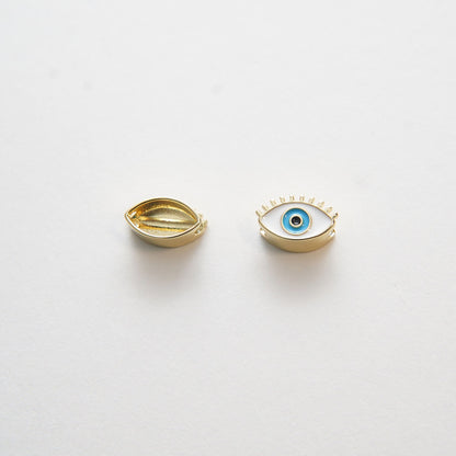 18K Gold Filled Evil Eye Jewelry Beads for Jewelry Making