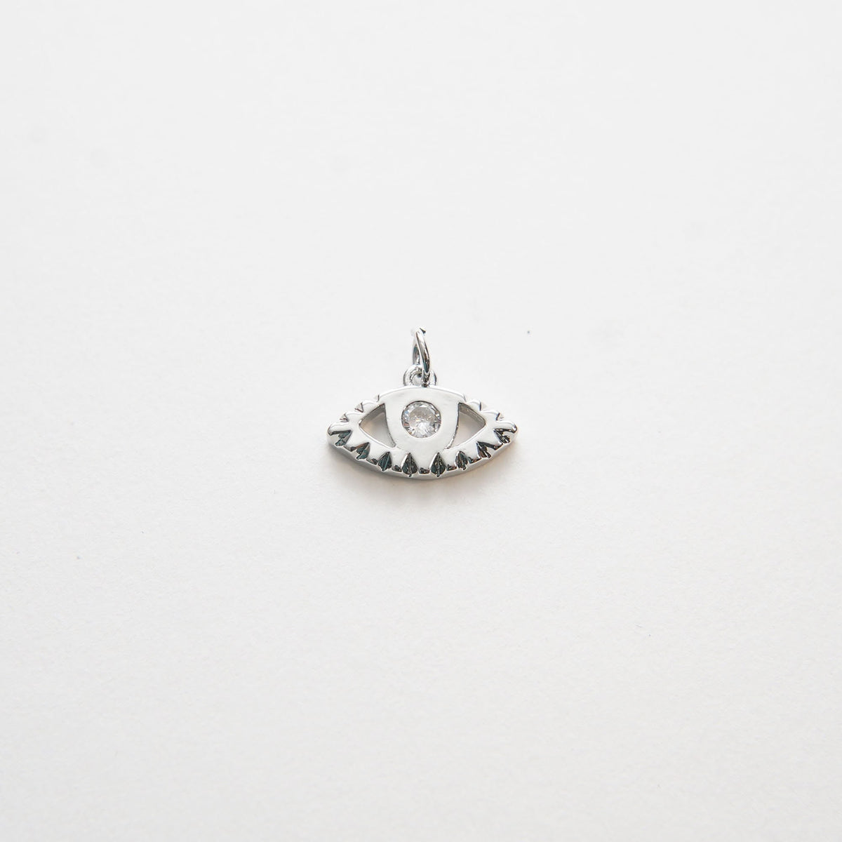 18K Gold Filled Evil Eye Charm Pendant for Jewelry Making