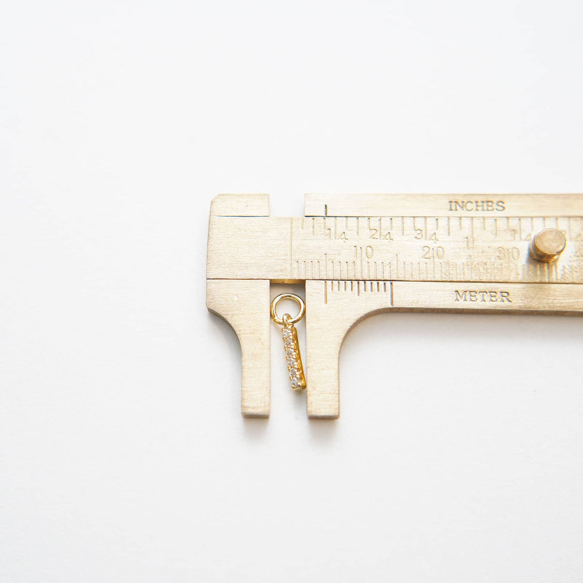 Gold Strip Charms,18K Gold Filled Bar Pendant,Geometry Silver Bar Charm Bracelet Necklace for DIY Jewelry Making Supply
