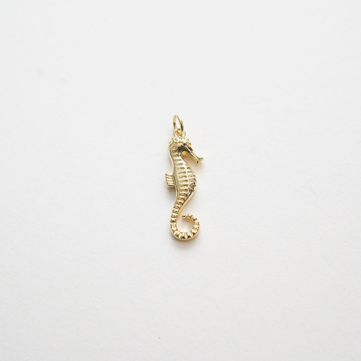 Gold Seahorse Charms,18K Gold Filled Seahorse Pendant,Silver Seahorse Charm Bracelet Necklace for DIY Jewelry Making Supply