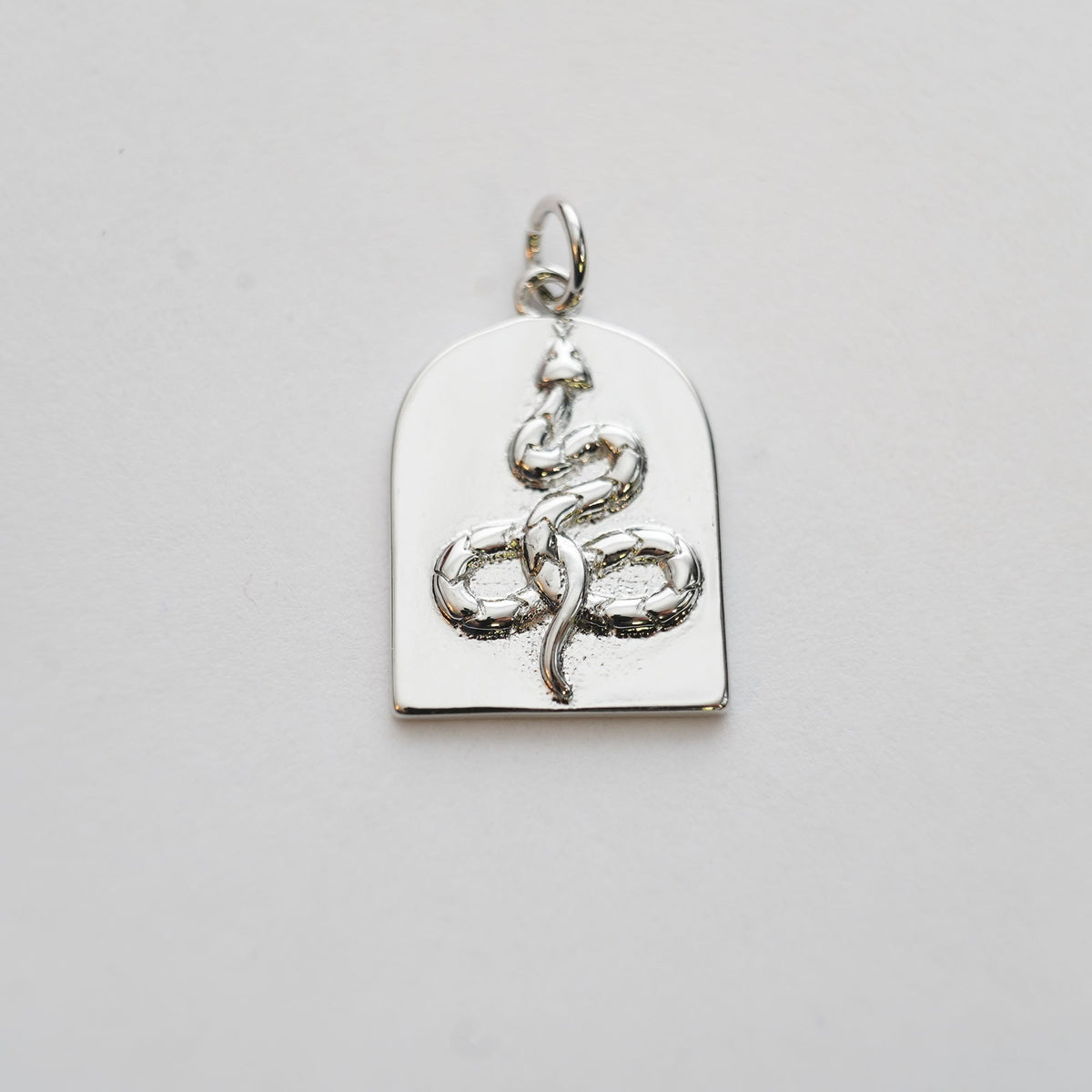 18K Gold Filled Snake Charm Pendant for Jewelry Making