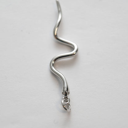 Gold Snake charms,18K Gold Filled Snake Pendant,Silver Snake Charms Bracelet Necklace for DIY Jewelry Making Supply