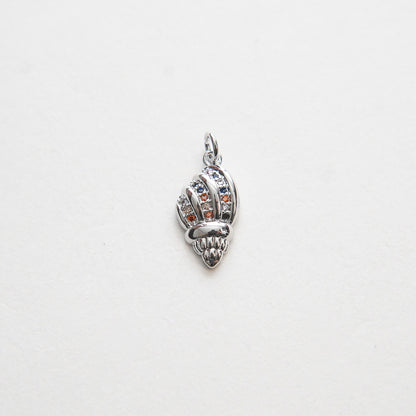 Gold Conch Charms,18K Gold Filled Conch Shell Pendant,Silver Conch Shell Charm Bracelet Necklace for DIY Jewelry Making Suppl