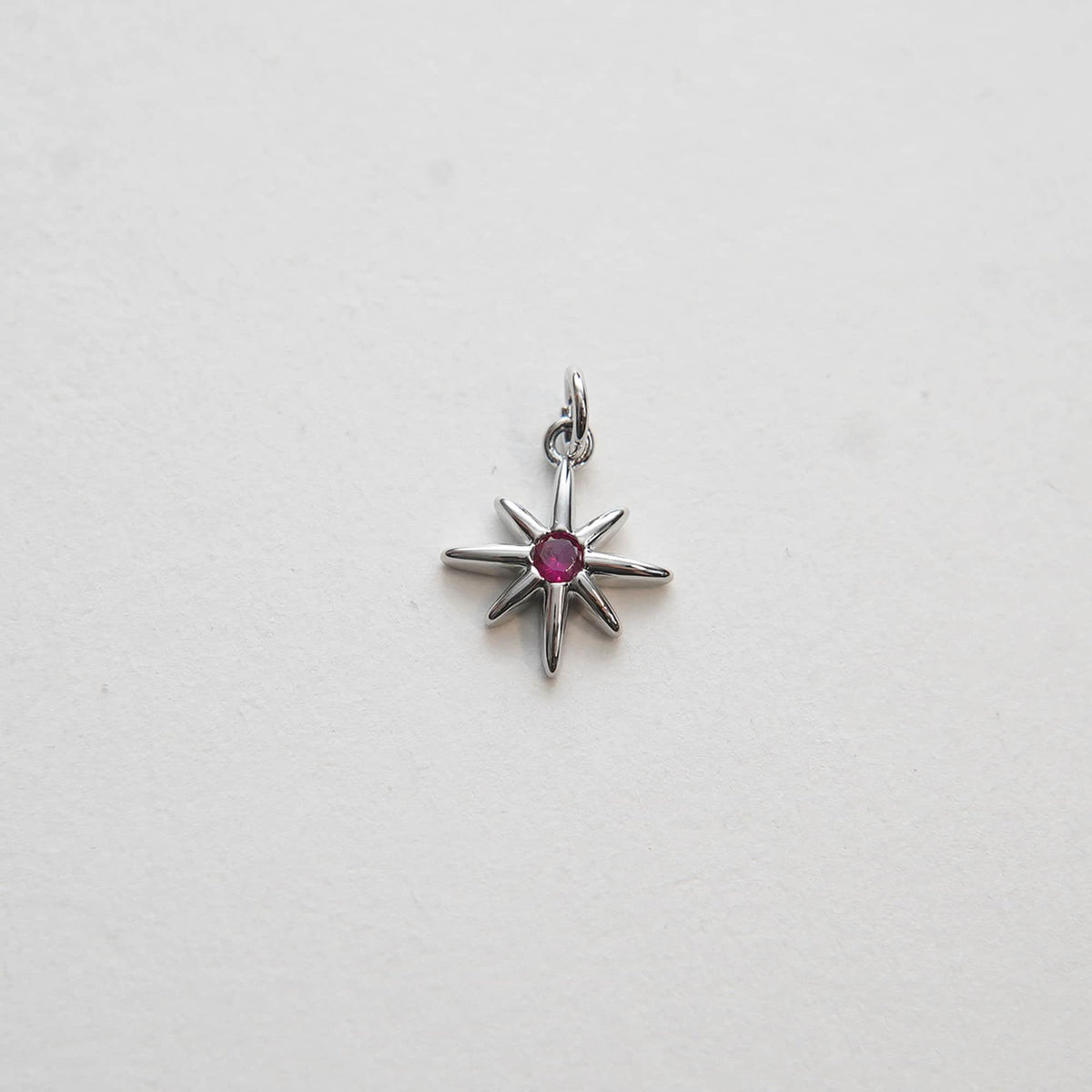 Gold Star Charms,18K Gold Filled Starburst Pendant,CZ North Star Charm Bracelet Necklace for DIY Jewelry Making Supply