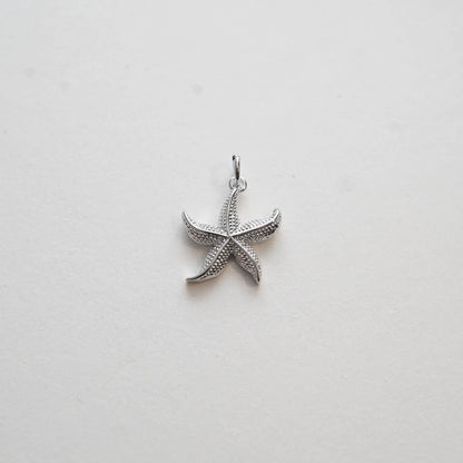 Gold Starfish Charms,18K Gold Filled Sea star Pendant,Starfish Charm Bracelet Necklace for DIY Jewelry Making Supply