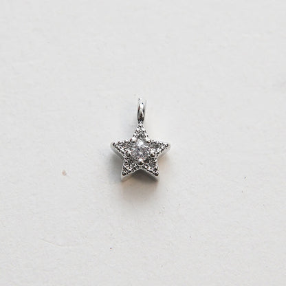 18K Gold Filled Star Charm Pendant for Jewelry Making