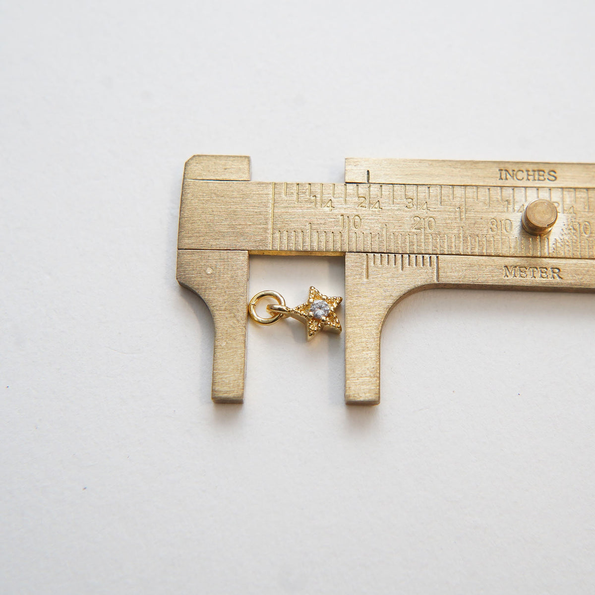 18K Gold Filled Star Charm Pendant for Jewelry Making