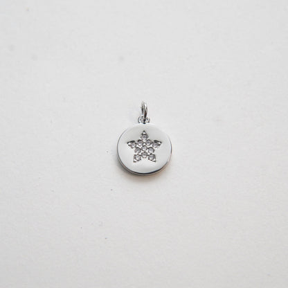 18K Gold Filled Star Charm Pendant for Jewelry Making