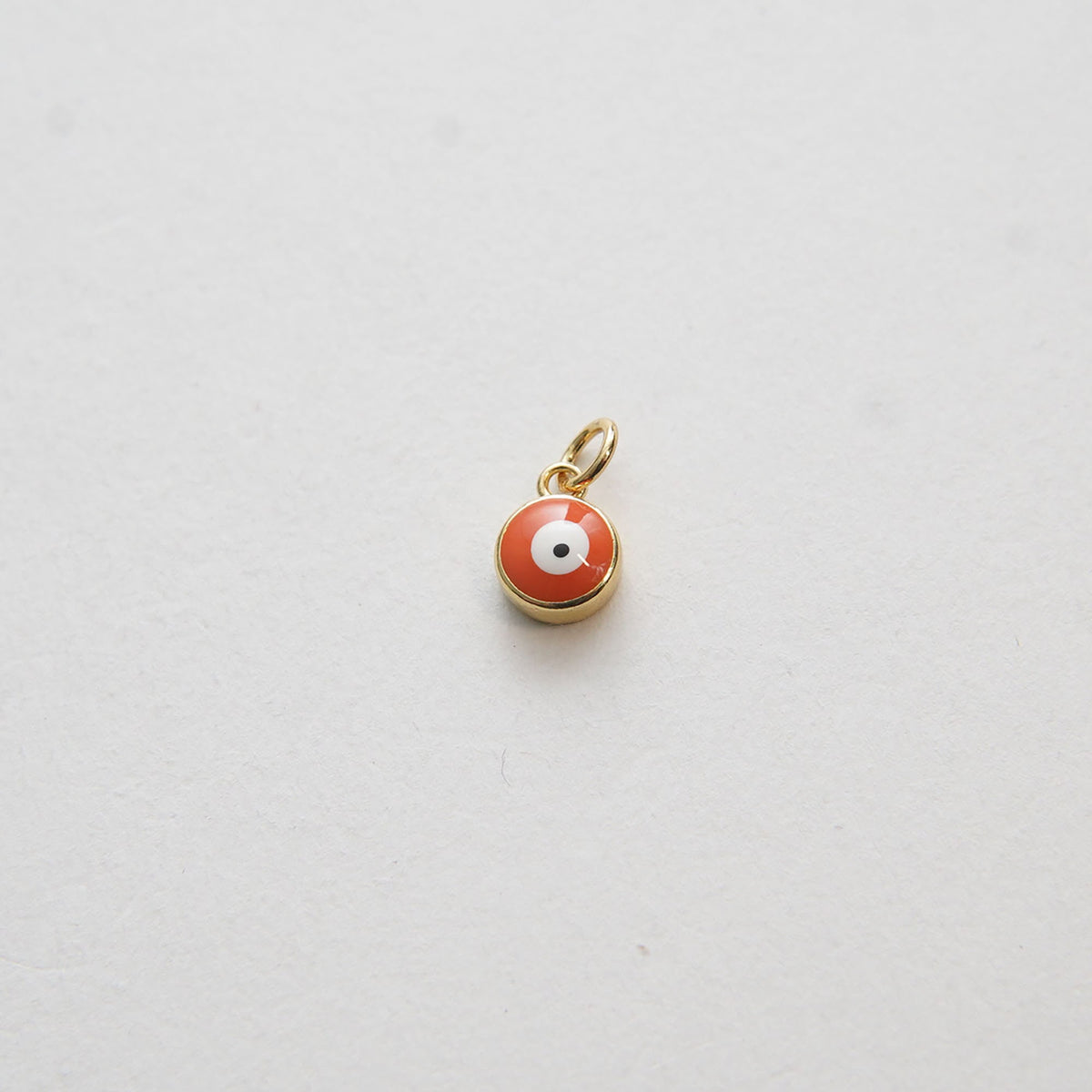 Gold Tiny Blue Evil Eye Charms,18K Gold Filled Evil Eye Pendant,Evil Eye Protect Charm Bracelet Necklace for DIY Jewelry Maki